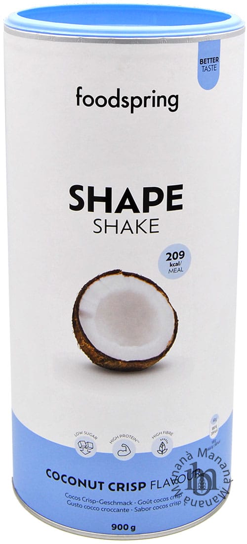 Foodspring Shape Shake Gusto Cocco Croccante 900 g. - immagine 2
