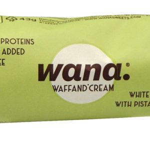 Wana Waffand’Cream Barretta Proteica Cioccolato Bianco e Pistacchio 43 g.
