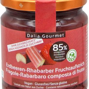 Dalia Gourmet Composta di Fragole e Rabarbaro 220 g.