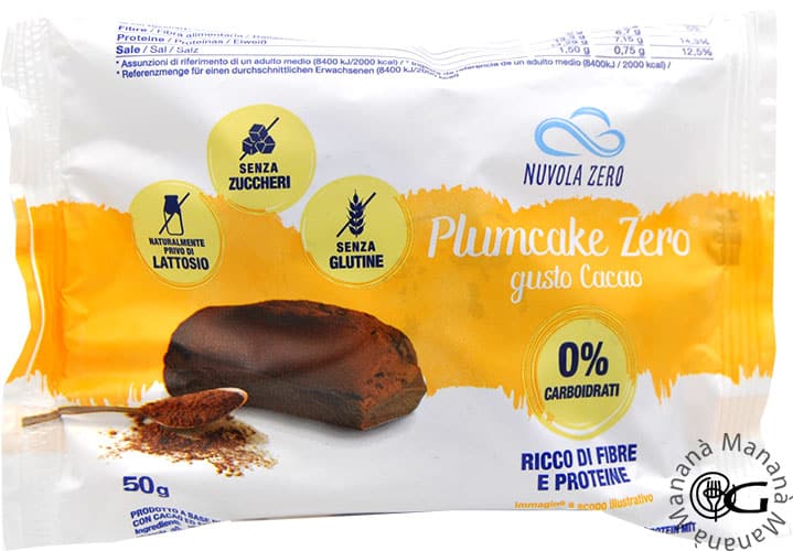 Nuvola Zero Plumcake Gusto Cacao 50 g. - immagine 2