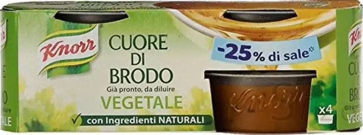 KNORR CUORE BRODO VEGETALE -25% SALE 112GR - immagine 2