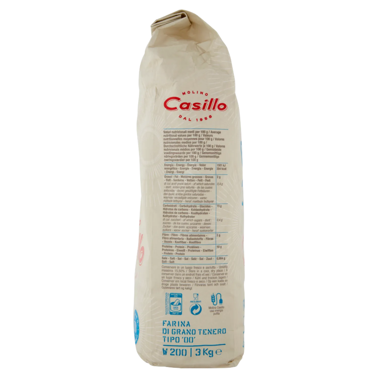 CASILLO FARINA TIPO 00 3 KG - immagine 4