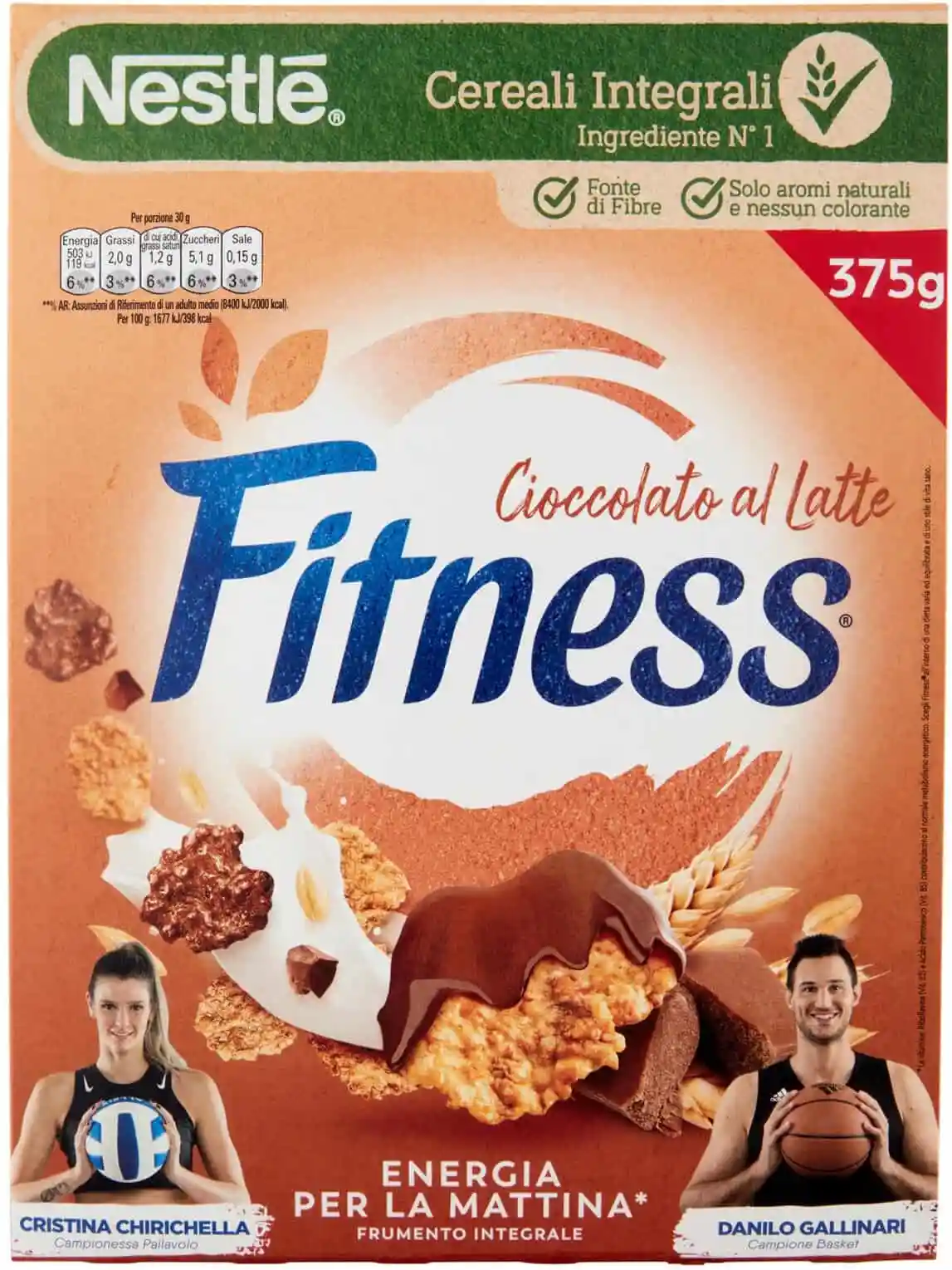 NESTLE’ FITNESS CICCOLATO 375GR - immagine 2