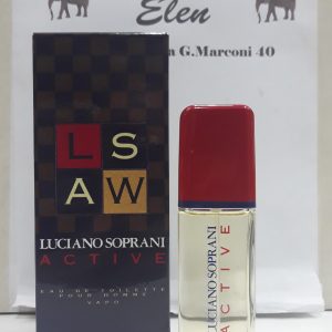LUCIANO SOPRANI ACTIVE POUR HOMME EAU DE TOILETTE 30 ML SPRAY VINTAGE INTROVABILE