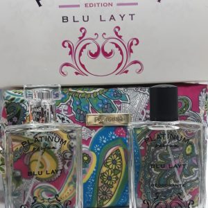 PLATINUM PARFUM CONFEZIONE REGALO BLU LAYT PROFUMO 100ML+DEODORANTE VETRO 100ML SPRAY+POCHETTE
