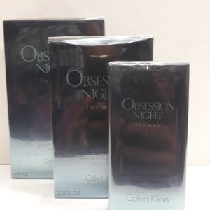CALVIN KLEIN OBSESSION NIGHT PRIMA EDIZIONE FOR MEN EAU DE TOILETTE 30ML..75ML..125ML SPRAY