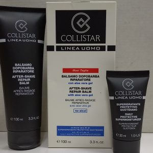 COLLISTAR UOMO BALSAMO DOPOBARBA RIPARATORE 100 ML + SUPERIDRATANTE VISO 30 ML