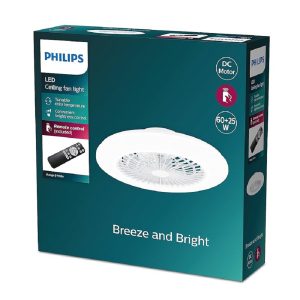 Philips Plafoniera con ventilatore Amigo 60+25 W