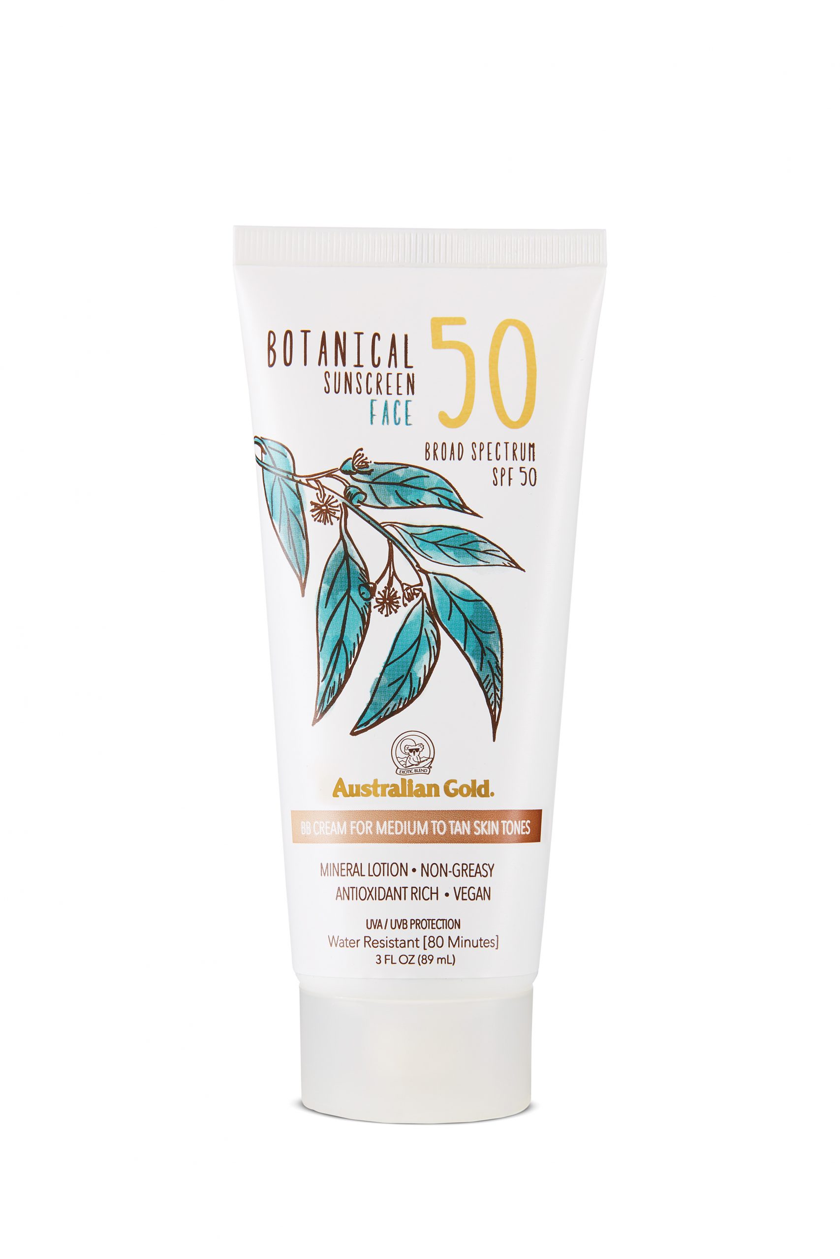 BOTANICAL SUNSCREEN-TINTED FACE MEDIUM-TAN SPF 50 89 ML – PROTEZIONE SOLARE MINERALE - immagine 2