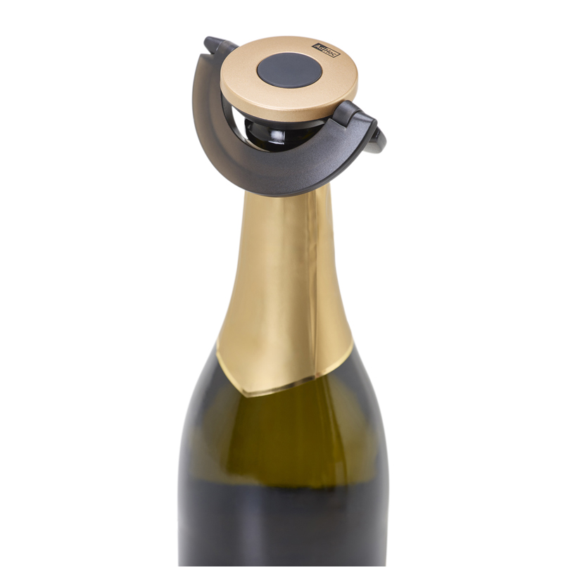 Tappo Spumante & Champagne “Gusto” AdHoc – nero&oro - immagine 4