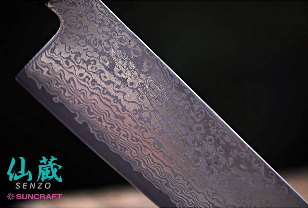 Coltello Utility Suncraft Senzo Black 12 cm BD-02 - immagine 5