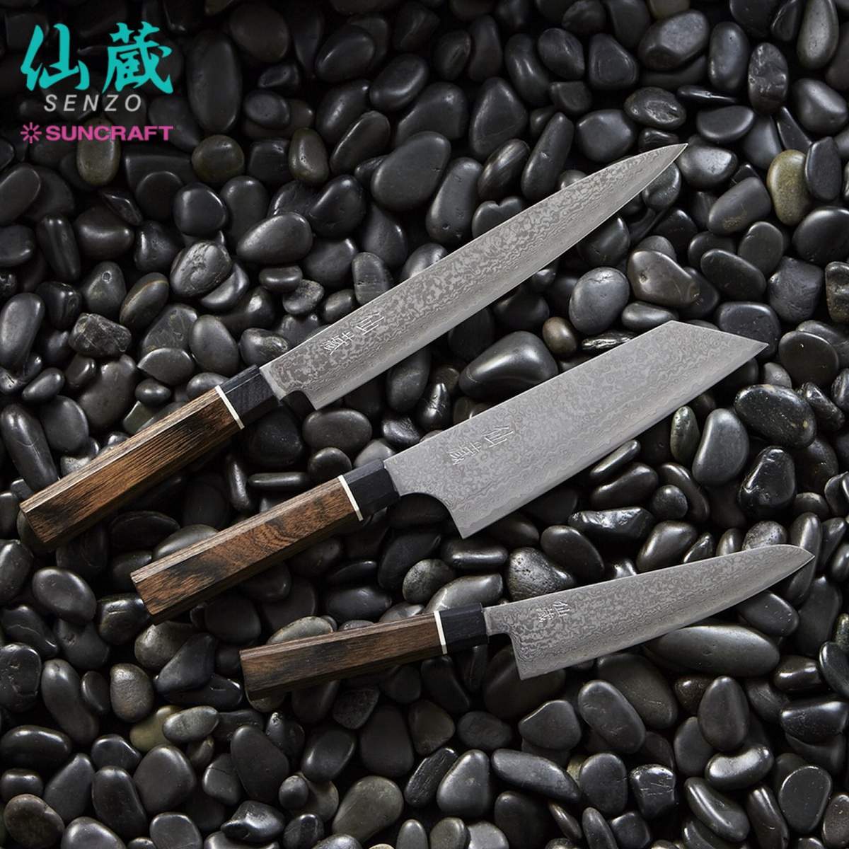 Coltello Utility Suncraft Senzo Black 12 cm BD-02 - immagine 7