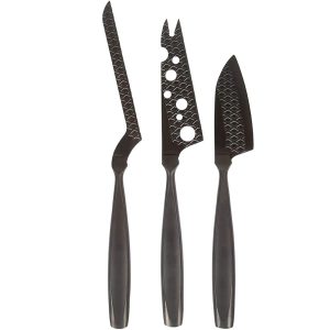 Set 3 coltelli da formaggio Boska Monaco+ con custodia 307089