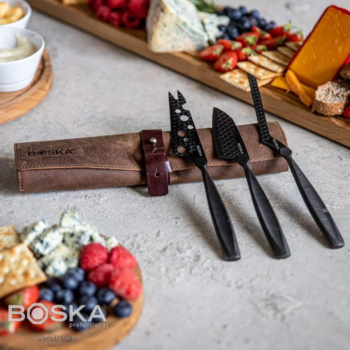 Set 3 coltelli da formaggio Boska Monaco+ con custodia 307089 - immagine 7