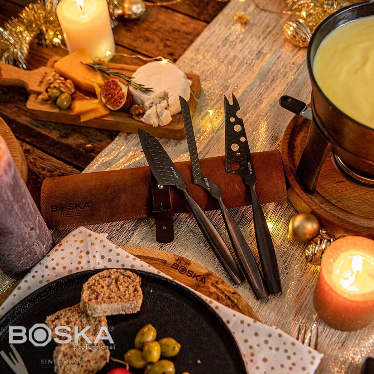 Set 3 coltelli da formaggio Boska Monaco+ con custodia 307089 - immagine 8
