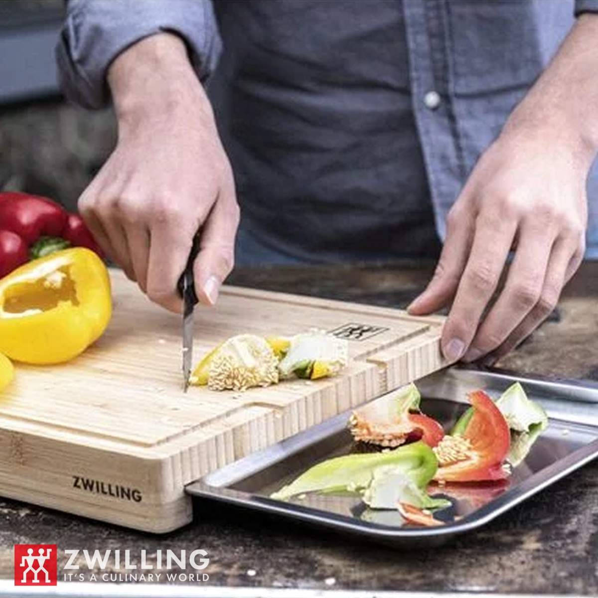 Tagliere in bambù con vassoio Zwilling BBQ 1011175 - immagine 8