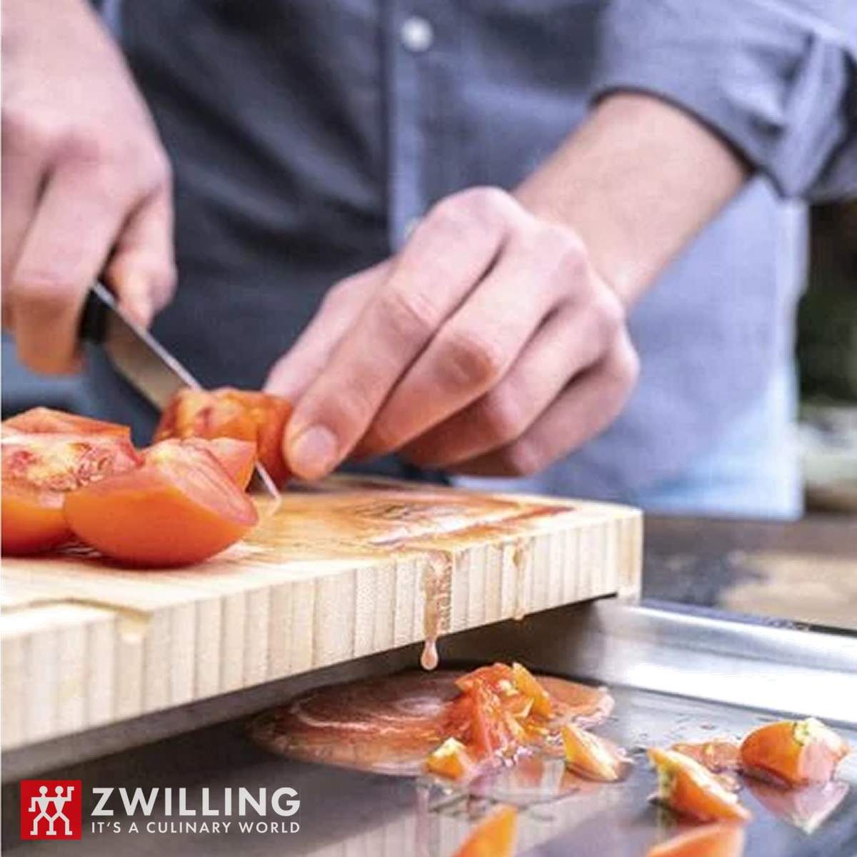 Tagliere in bambù con vassoio Zwilling BBQ 1011175 - immagine 9