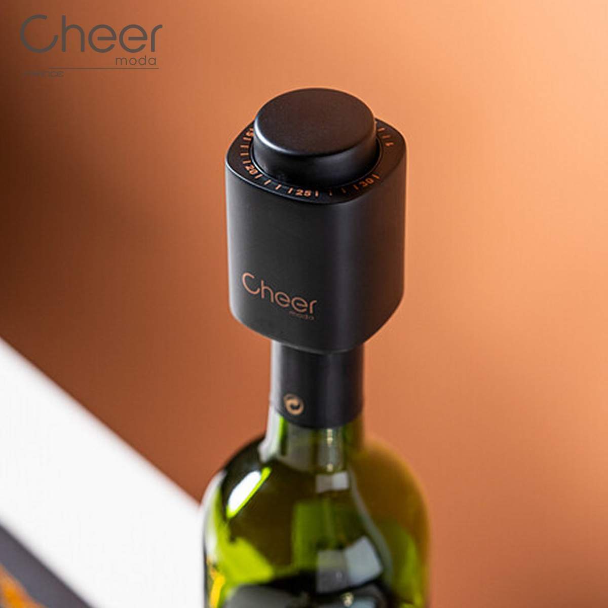 Peak tappo sottovuoto per vino Cheer Moda CH42858 - immagine 5