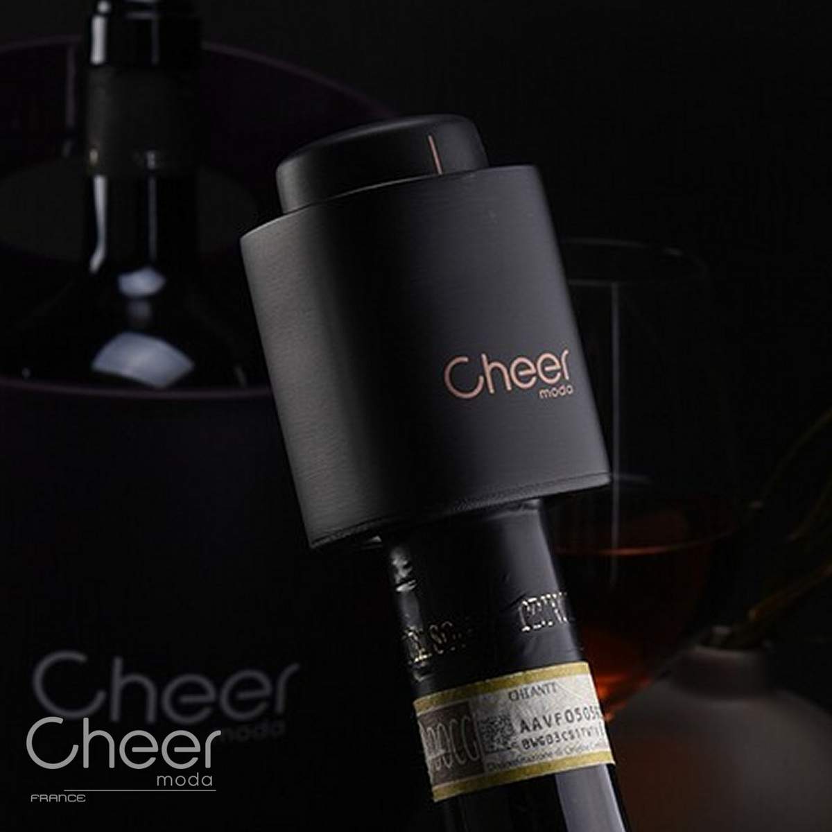 Peak tappo sottovuoto per vino Cheer Moda CH42858 - immagine 6