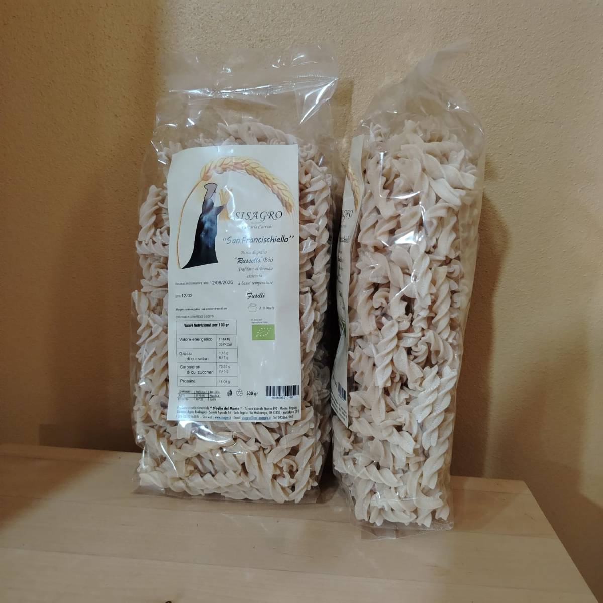 Fusilli “San Francischiello” di Grano Russello BIO - immagine 2