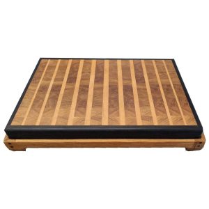 Tagliere artigianale bifacciale con base in rovere TA012