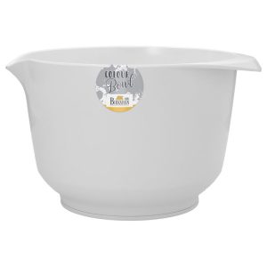 Ciotola per mescolare impasti & servire – 3 litri bianca