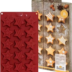 Stampo in Silicone Mini Tortini “Stelle di Natale” – Birkmann