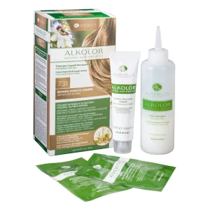 Alkolor Tinta per Capelli 7.31 Biondo Dorato Cenere Alkemilla