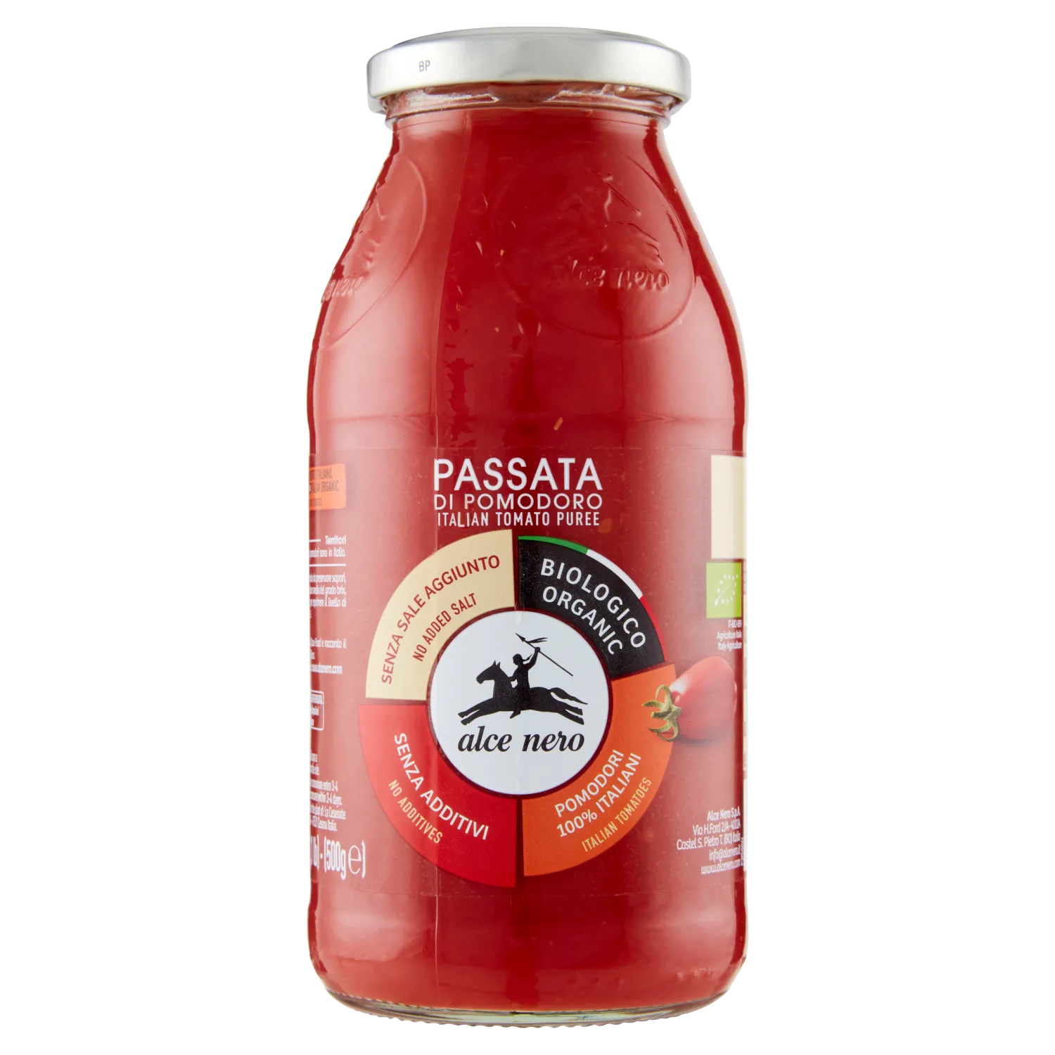 ALCE NERO PASSATA BIO 500 GR - immagine 2