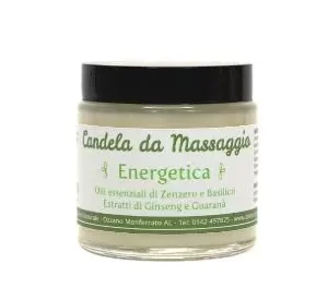 Candela da Massaggio Energetica Ginseng e Guaran&agrave; Antos
