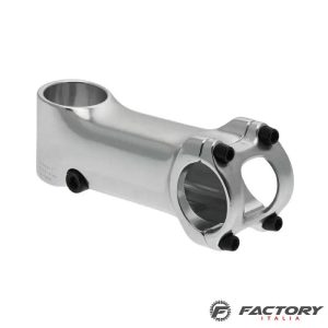 Attacco manubrio  BRN 100mm inclinazione 7 gradi silver