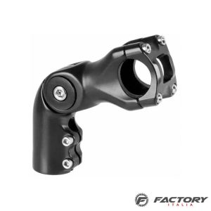 Attacco manubrio alluminio BRN altezza regolabile 85mm nero