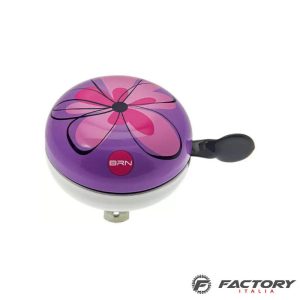 Campanello grande din-don 80mm lilla