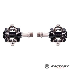 Pedali MTB SPD BRN asse in titanio