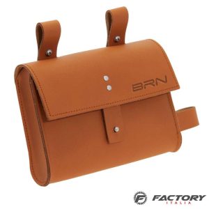 Borsetta vintage in similcuoio al telaio miele