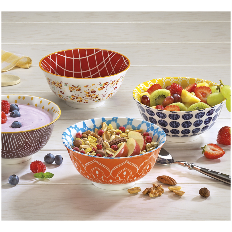 Ciotola in Porcellana “Amici – Foglie” – ml 500/cm 15,5×7 - immagine 3