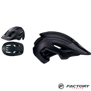 Casco MTB cross country BRN skeggia nero taglia L