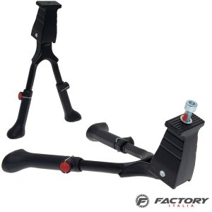 Cavalletto bici centrale E-bike doppio regolabile