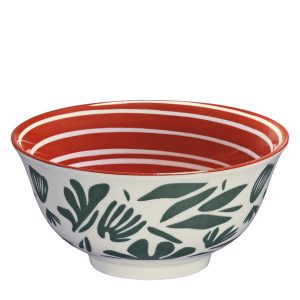 Ciotola in Porcellana “Amici – Foglie” – ml 500/cm 15,5×7