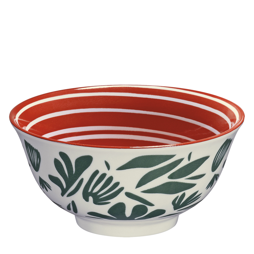 Ciotola in Porcellana “Amici – Foglie” – ml 500/cm 15,5×7 - immagine 2