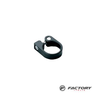 Collarino tubo sella bicicletta nero Ø 28.6