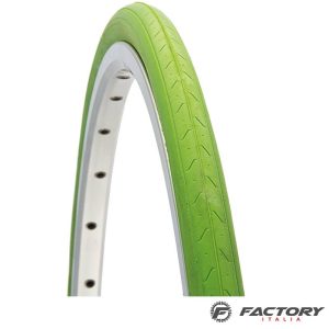 Copertone bici colore verde misura 700×23 BRN