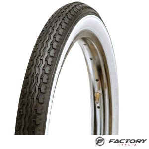 Copertone bicicletta misura 16×1.75 nero-bianco