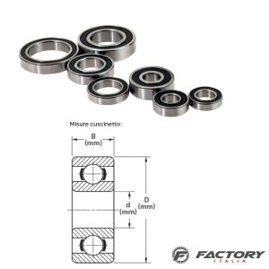 Cuscinetto a sfera movimento centrale 30x47x9