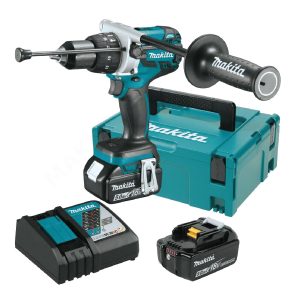 Makita DHP481RTJ TRAPANO AVVITATORE CON PERCUSSIONE , ALTA POTENZA