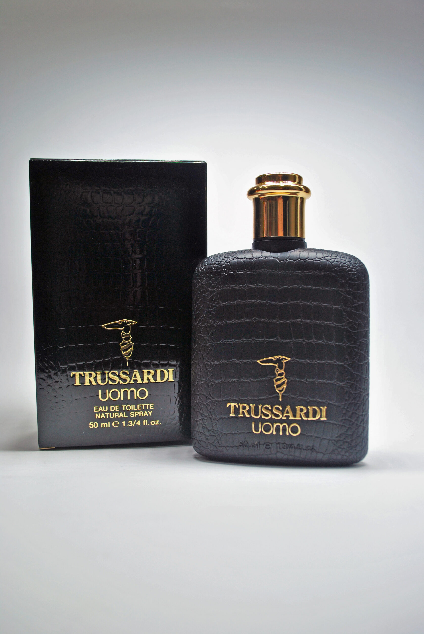 TRUSSARDI UOMO PRIMA EDIZIONE EAU DE TOILETTE 25 ML..50 ML SPRAY VINTAGE INTROVABILE