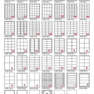 Etichette Multifunzione in Carta Bianca Premium con Stampa Laser Inclusa a Colori