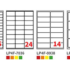Etichette Multifunzione in Carta Colorata Opaca GIALLA con Stampa Laser Inclusa a Colori