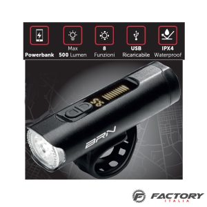 Fanale bici anteriore a 1 Superled Screen