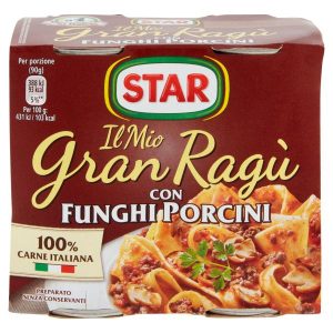 Gran Ragù di carne con funghi porcini STAR 2x180gr